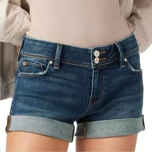 Hudson Ruby Mid Thigh Blue Denim Shorts Women's Sz 26